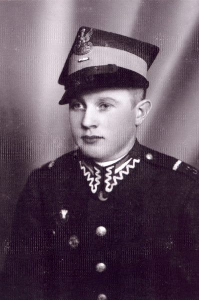 Władysław Bromboszcz w umundurowaniu podczas służby w III Pułku Ułanów Śląskich w Tarnowskich Górach rok 1938.